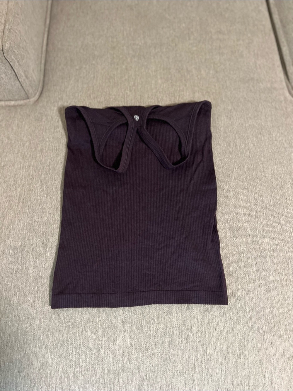 lululemon athletica Ribbed Tank in Deep Black